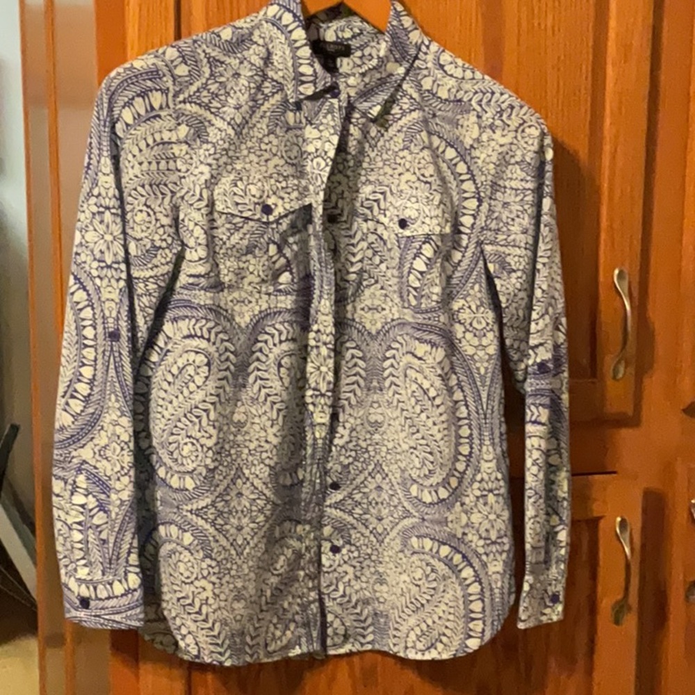 Gently used lightweight blouse by Talbot petite size small petite